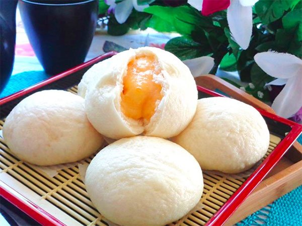 Hướng dẫn cách làm bánh bao kim sa không cần trứng muối ngon tuyệt