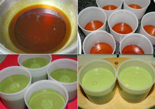 Kem flan trà xanh cực cool và vị trà thơm ngát