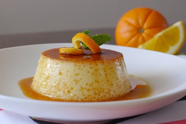 Công thức bánh flan cam thơm lạ giàu vitamin C