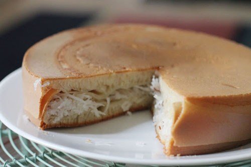 Hấp dẫn món bánh bò nướng nhân dừa khó cưỡng