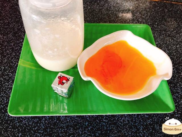Bánh flan phô mai kết hợp sữa mẹ cho bé