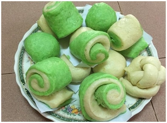 Bất bại công thức bánh bao lá dứa ngon khó cưỡng