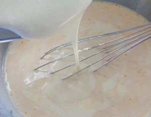 Bánh flan phô mai cực béo cho bé suy dĩnh dưỡng, thiếu chất béo