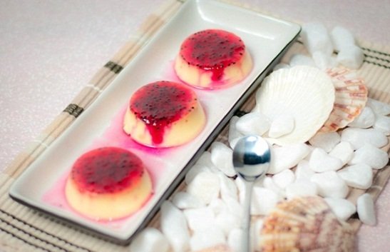 Công thức làm bánh flan thanh long ngon lạ miệng