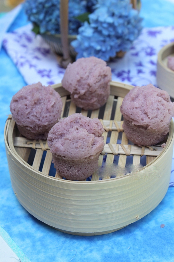 Lạ lạ món bánh bò khoai mỡ cho bữa xế