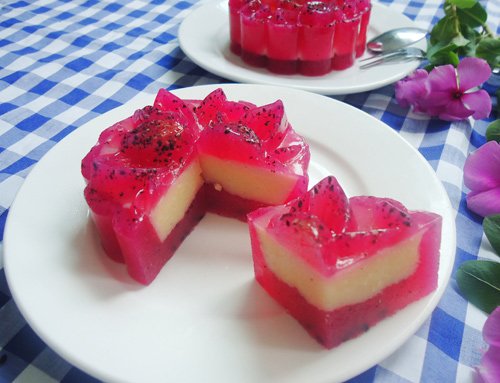 Đổi vị với món bánh trung thu rau câu nhân đậu xanh thơm mát
