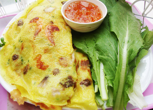 Chuẩn công thức bánh xèo Hải Phòng tôm thịt