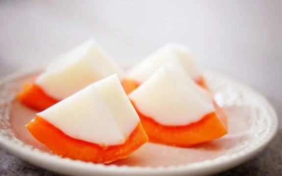 Vừa ngon vừa bổ với rau cau cốt dừa đu đủ chín