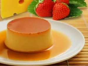 Bánh flan phô mai cực béo cho bé suy dĩnh dưỡng, thiếu chất béo