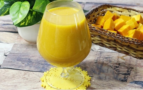 Thanh mát béo ngậy với sữa đậu xanh bí đỏ