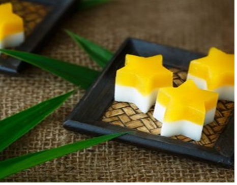 Rau câu cốt dừa trái xoan ăn hoài không chán