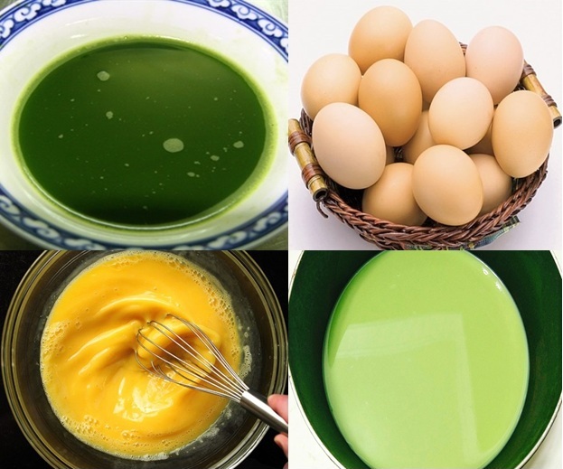 Kem Flan lá dứa thơm mát, ngon miệng cực tốt cho sức khỏe