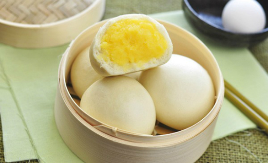 Bánh bao đậu xanh dành riêng cho người ăn chay