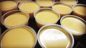 Bánh flan phô mai cực béo cho bé suy dĩnh dưỡng, thiếu chất béo