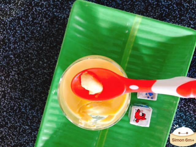 Bánh flan phô mai kết hợp sữa mẹ cho bé