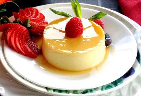 Bánh kem flan, thực đơn hoàn hảo cho bữa tiệc trọn vẹn