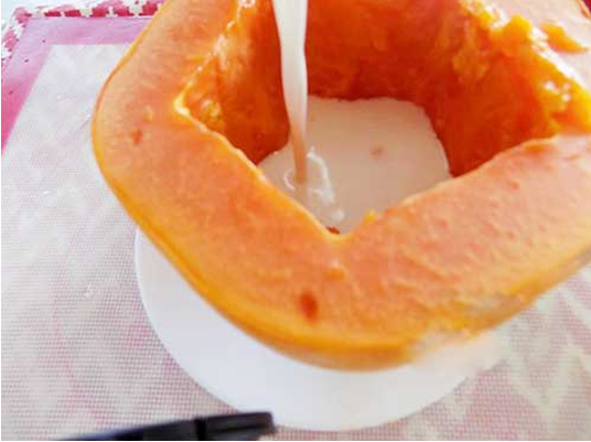 Vừa ngon vừa bổ với rau cau cốt dừa đu đủ chín