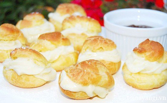 Cách làm bánh su kem không cần lò nướng