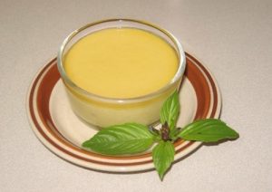 Bánh flan phô mai cực béo cho bé suy dĩnh dưỡng, thiếu chất béo
