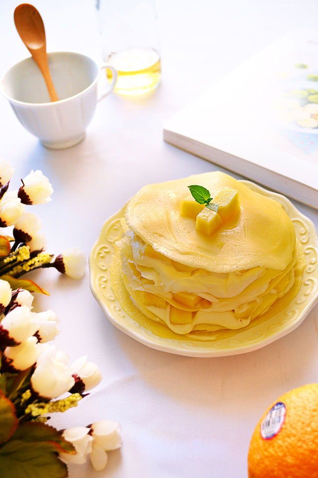 Tự làm pancake xoài cực ngon khó cưỡng ngay tại gian bếp của bạn