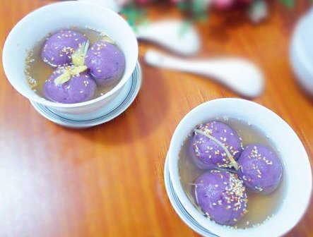 Hướng dẫn cách làm bánh trôi nước khoai lang tím đơn giản nhất